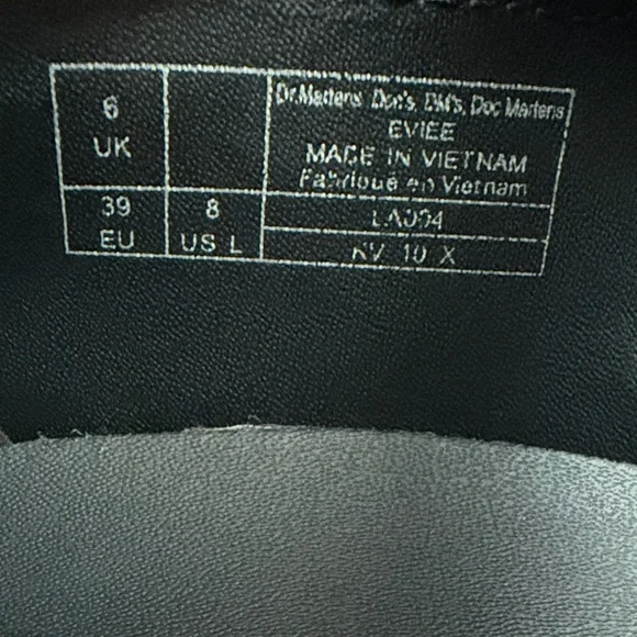 Dr. Martens Eviee Sendal Leather Heeled Shoes - Picture 6 of 6